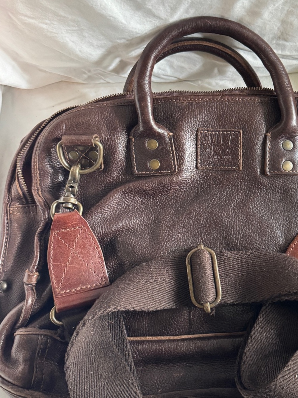 WILL LEATHER GOODS limited edition 56/75 brown leather briefcase/satchel bag